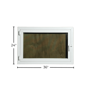 36x24 side hinge egress window